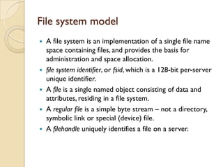 The NFS Version 4 Protocol | PDF