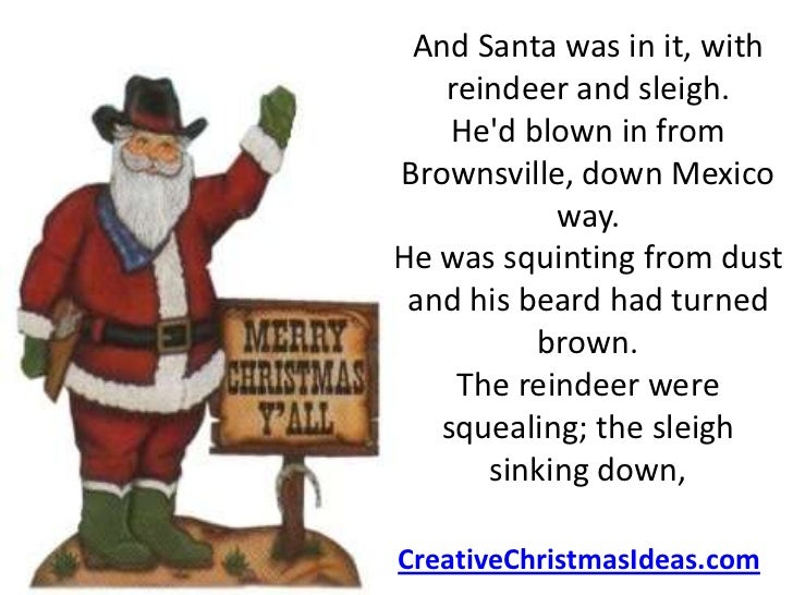 The Night Before Christmas In Texas