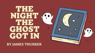THE
NIGHT
THE
GHOST
GOT IN
BY JAMES THURBER
 