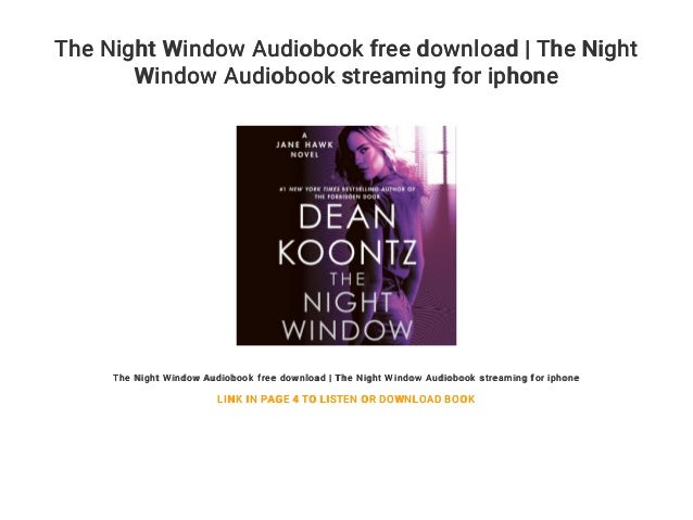 The Night Window Audiobook Free Download The Night Window Audiobook