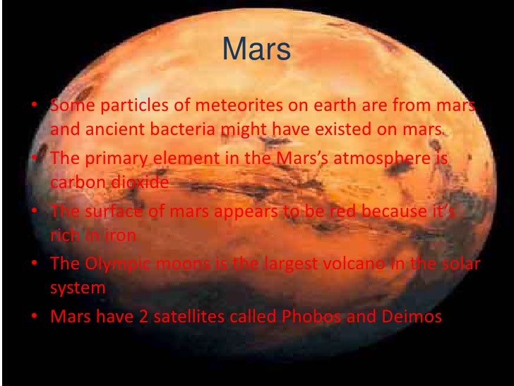 The Nine Planets In Our Solar System