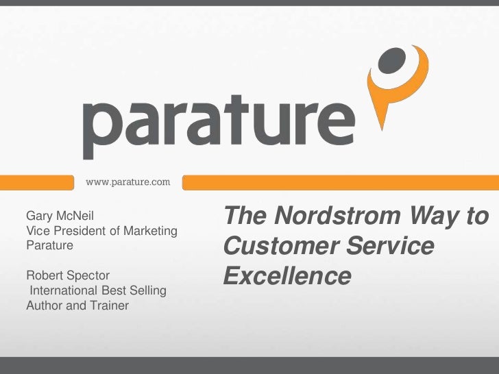 The Nordstrom Way To Customer Service Excellence