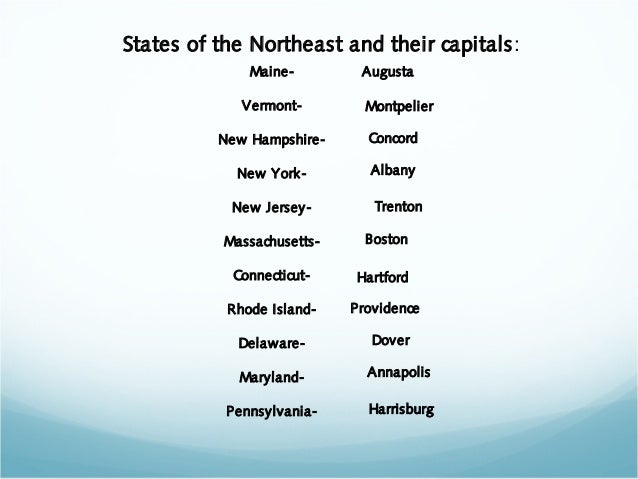 northeast united states