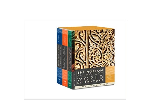 paperback_ library The Norton Anthology of World Literature Third Ed…