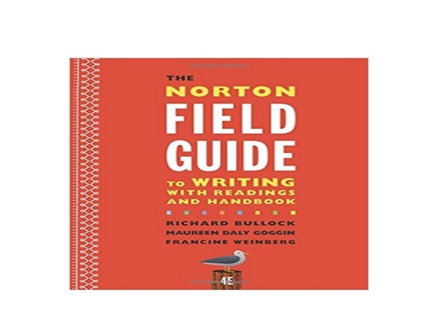 Free Download Book Library The Norton Field Guide To Writing With Rea