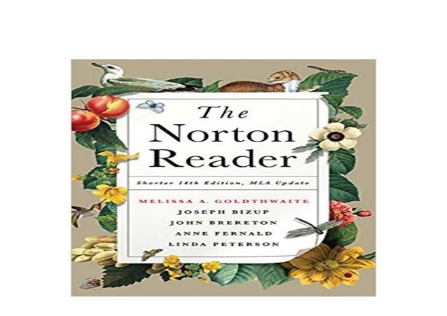 Download P D F Library The Norton Reader With 2016 Mla Update