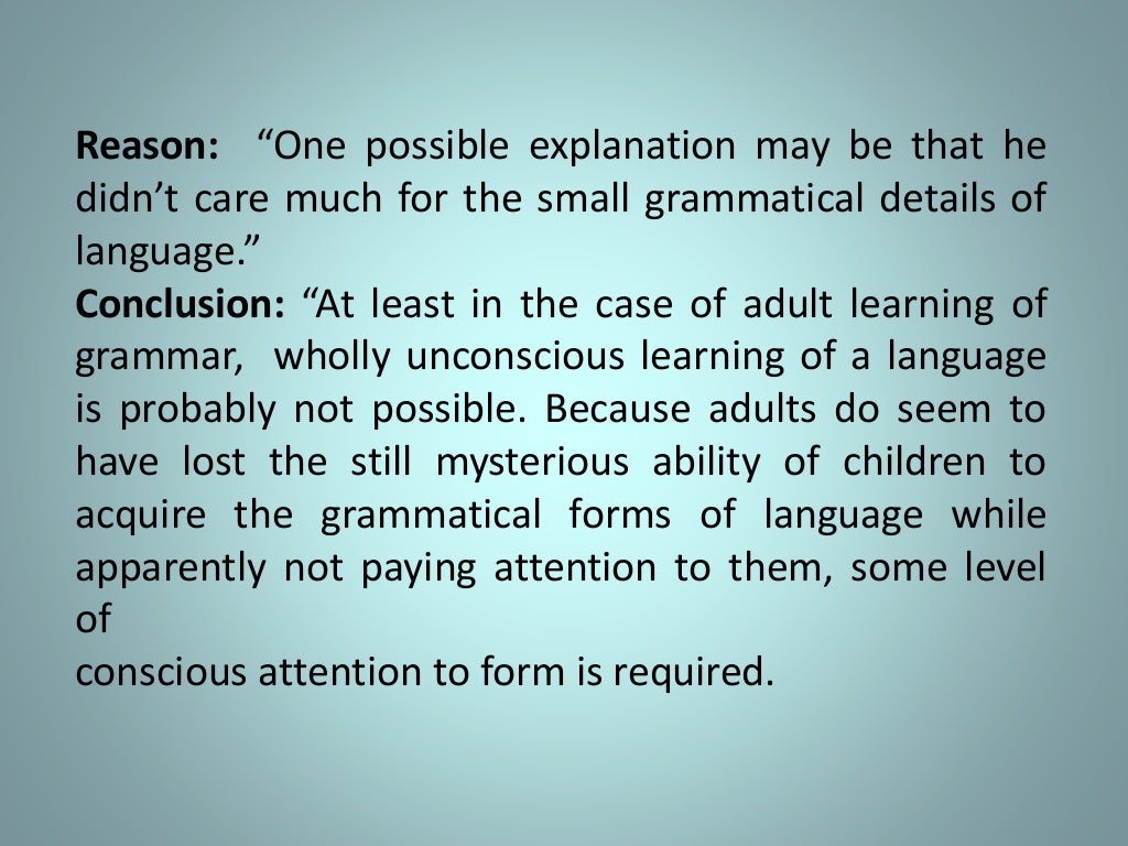 Noticing hypothesis image