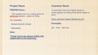 The noun and kinds | PPTX