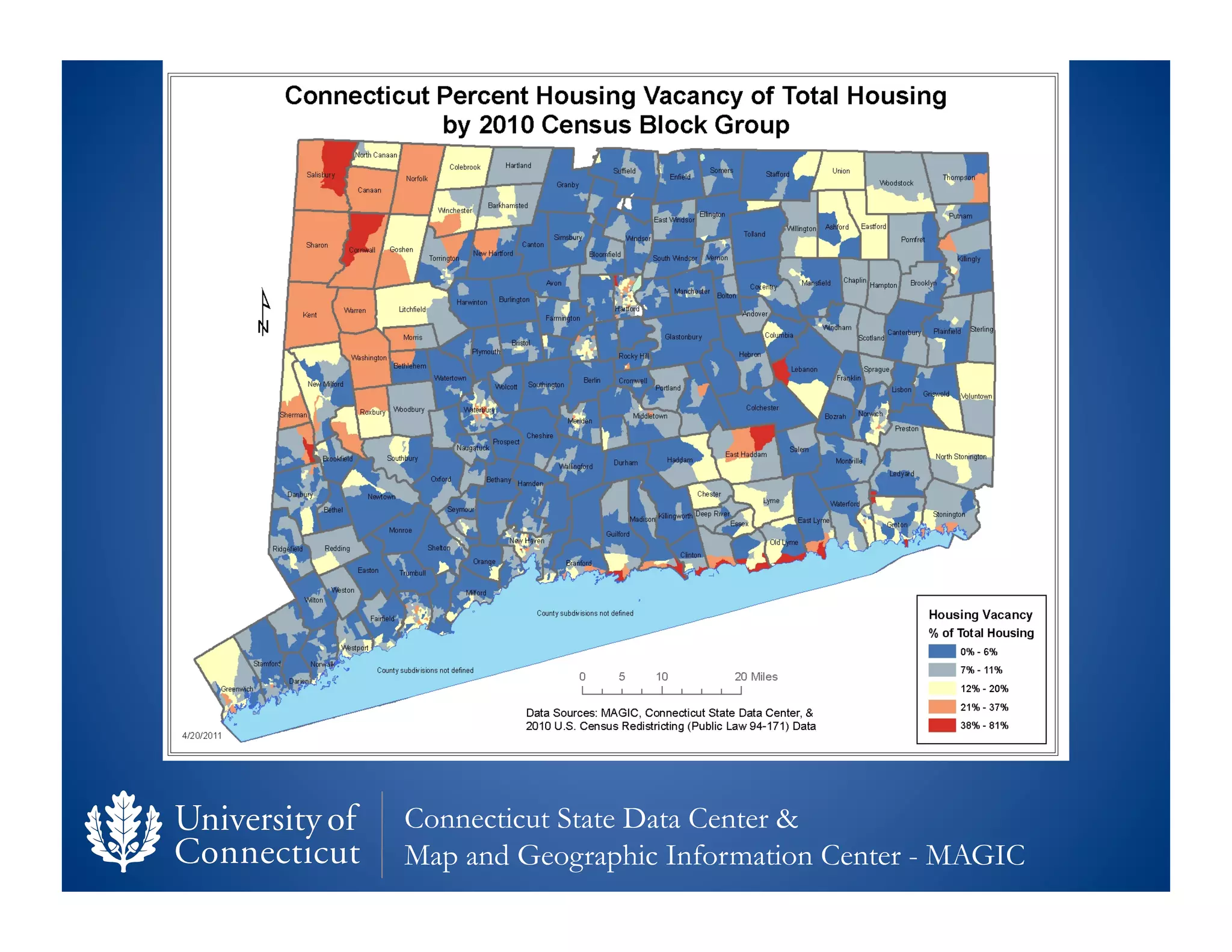 Connecticut State Data Center &
Map and Geographic Information Center - MAGIC
 
