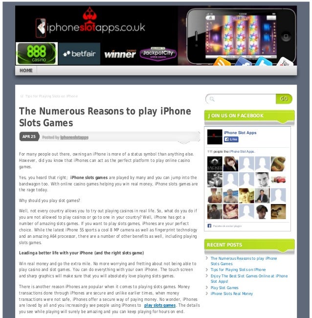 Free iphone slots games