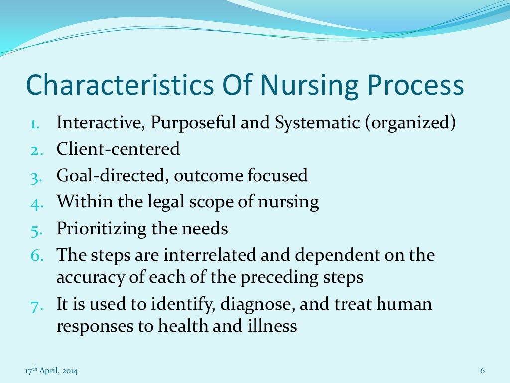 the nursing process essay