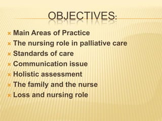 The Nursing Role In Palliative Care | PDF