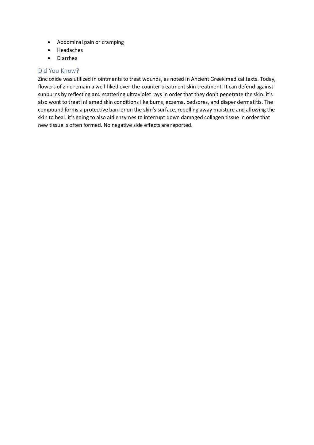 Zinc Gummies Benefits