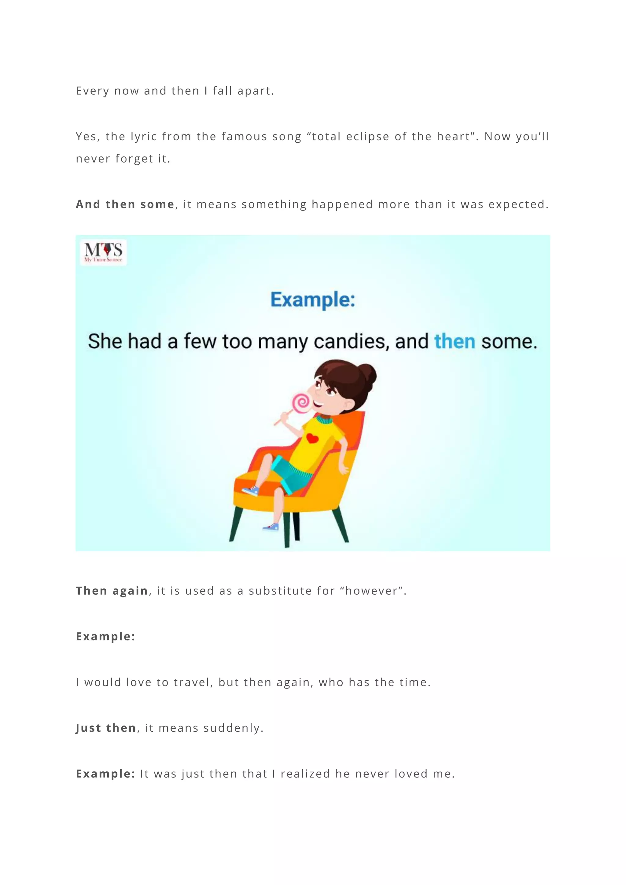 Then vs Than – Whats the difference.pdf | Desserts and Baking | Food ...