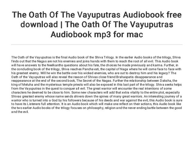 the oath of vayuputras audiobook the oath of vayuputras audiobook