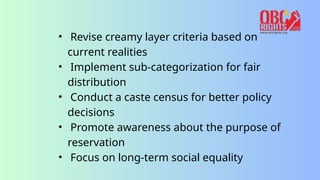The OBC Fight for Justice: Why Backwardness Is More than Just Poverty ...