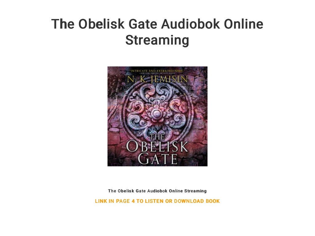 the obelisk gate book