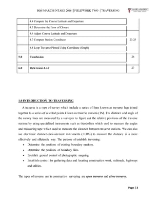 Theodolite report | PDF | Free Download