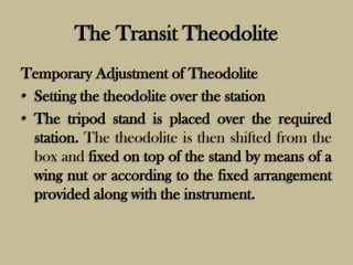 Theodolite Traversing