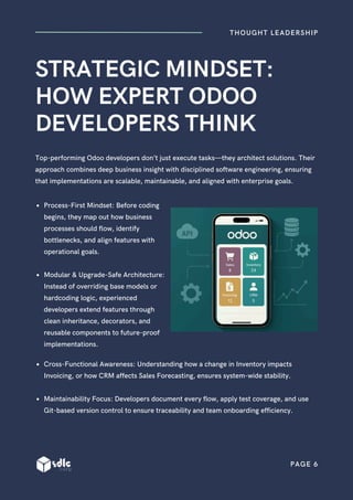 The Odoo Developer Hiring Blueprint: Skills, Strategy & Execution. | PDF