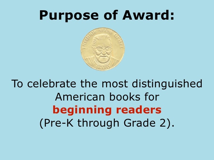 Theodor Seuss Geisel Award