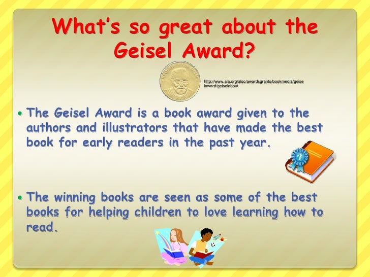 Theodor Seuss Geisel Award Presentation