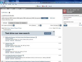 The odyssey LibGuide 2014