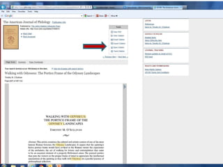 The odyssey LibGuide 2014