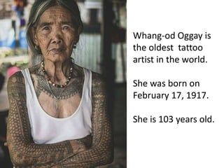 100yearold Apo Whang Od is the last traditional Kalinga tattooist in the  world  YouTube