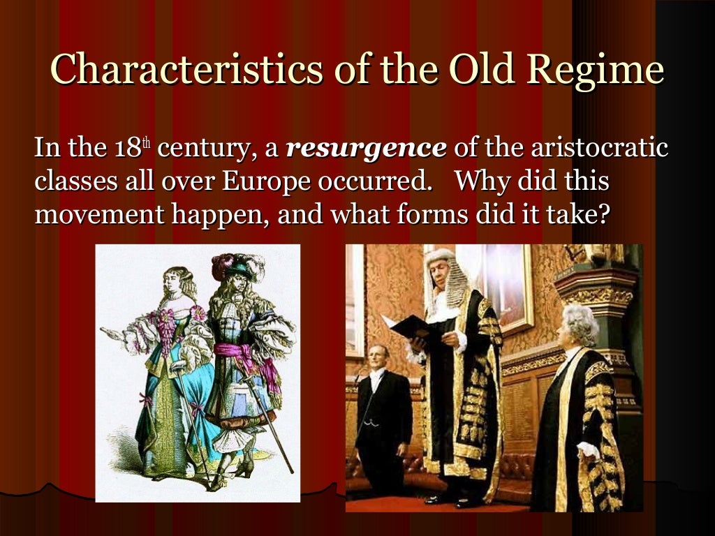 The Old Regime