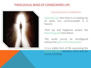 Spendid Sign Theological basis of Consecrated life.pptx
