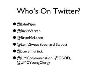 The Theology Of Twitter