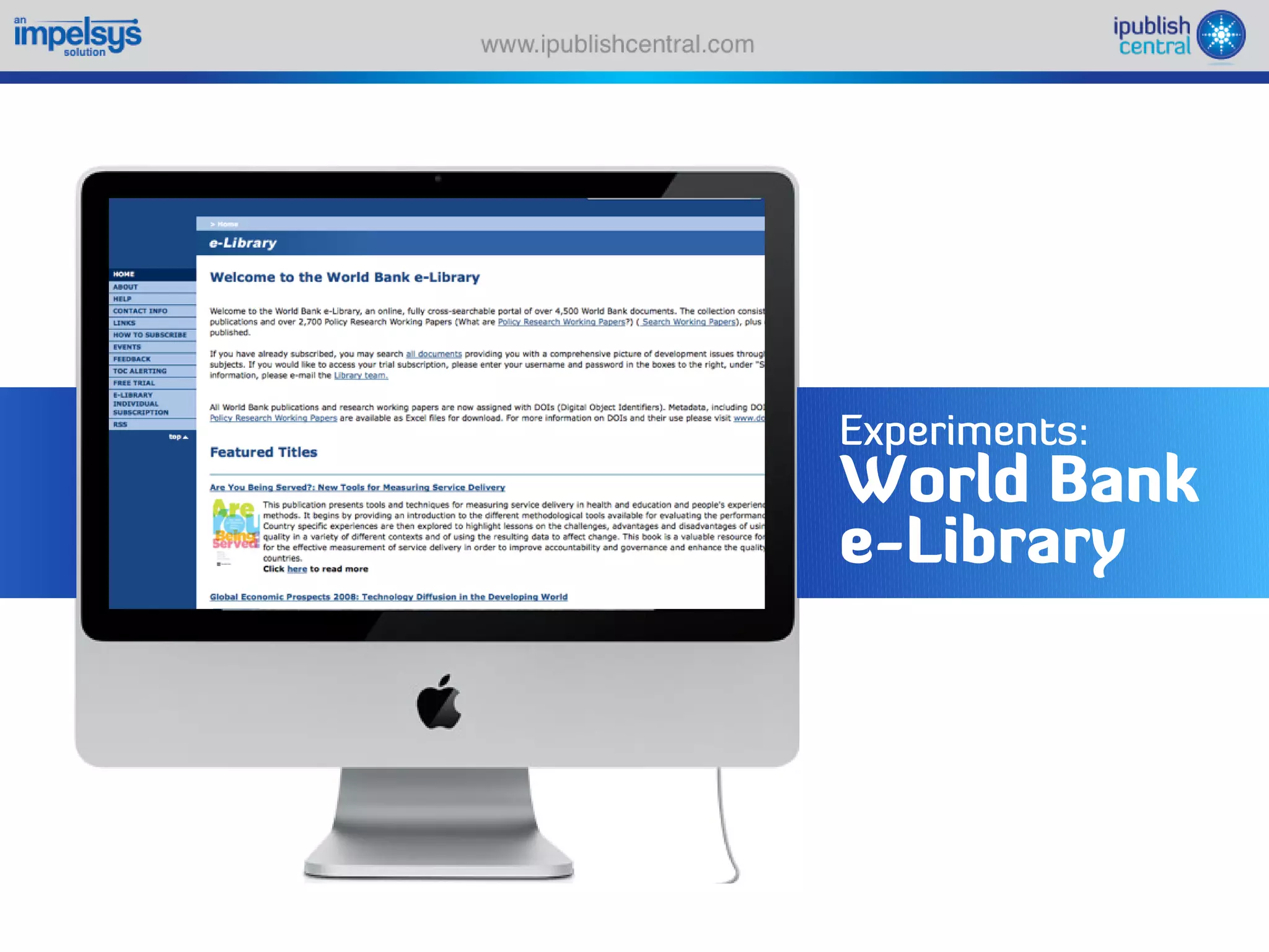 Sparking an e book revolution through a self serve model