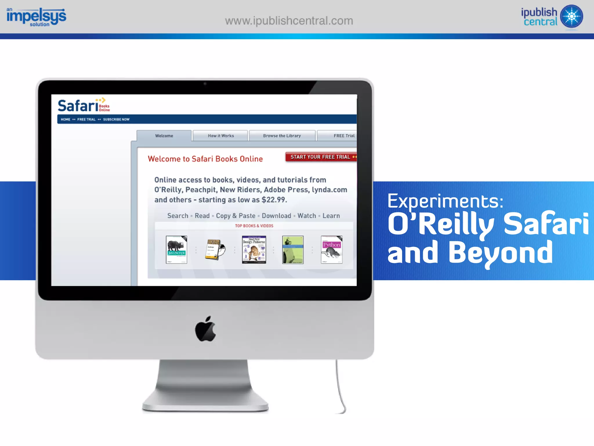 Sparking an e book revolution through a self serve model