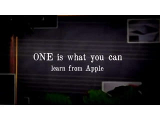 The ONE factor: Apple's marketing secret