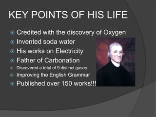 Joseph Priestley Inventions