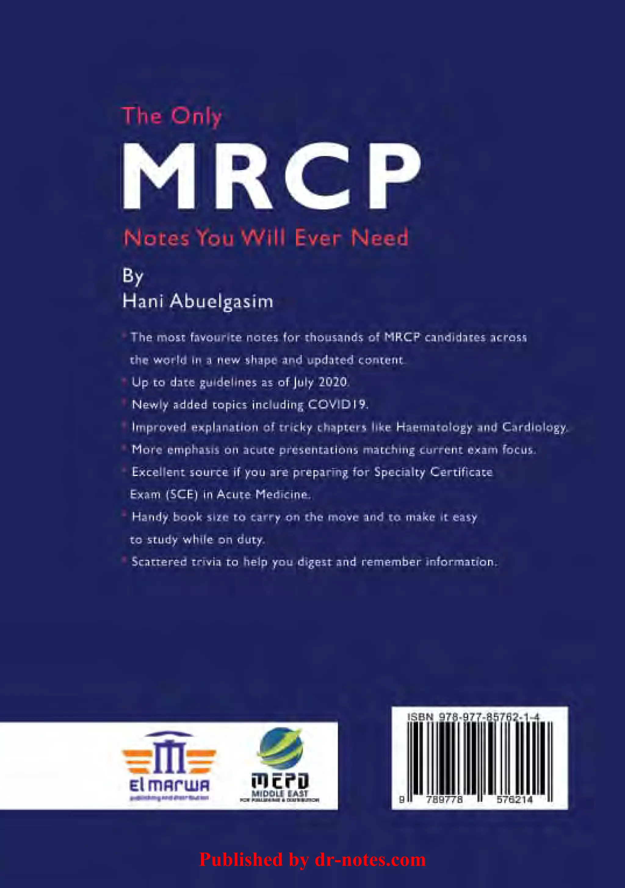The Only MRCP Notes You Will Ever Need 5th Edition | PDF