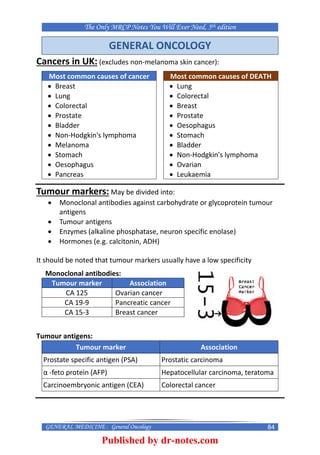 The Only MRCP Notes You Will Ever Need 5th Edition | PDF