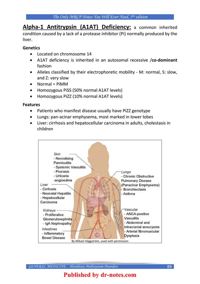 The Only MRCP Notes You Will Ever Need 5th Edition | PDF | Educational ...