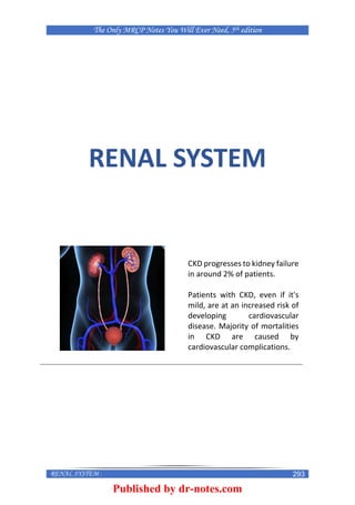 The Only MRCP Notes You Will Ever Need 5th Edition | PDF