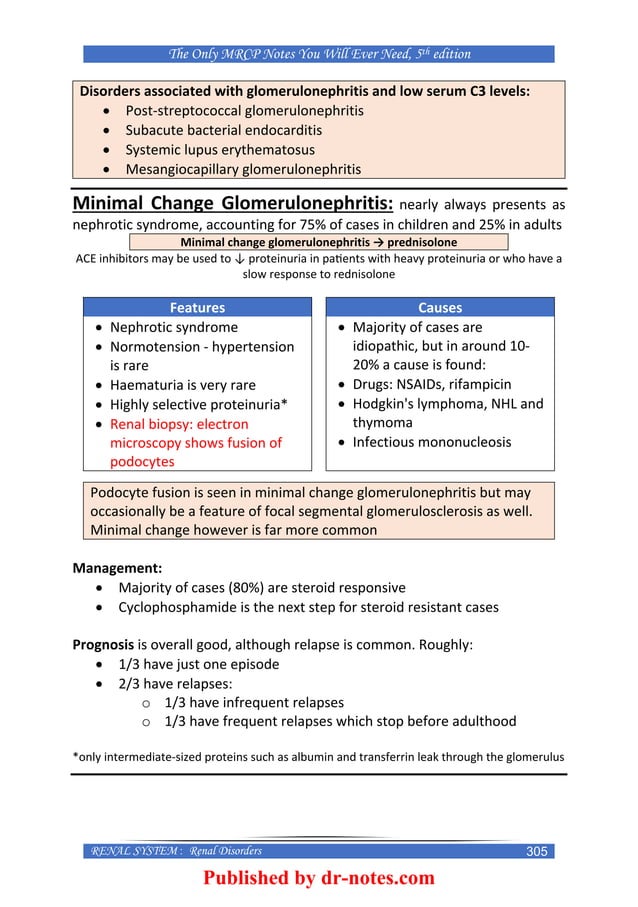 The Only MRCP Notes You Will Ever Need 5th Edition | PDF | Educational ...