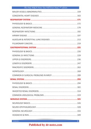 The Only MRCP Notes You Will Ever Need 5th Edition | PDF