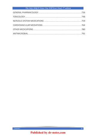 The Only MRCP Notes You Will Ever Need 5th Edition | PDF
