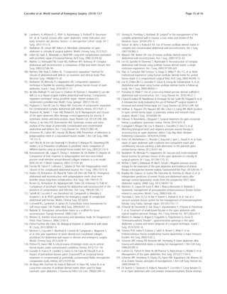 The open abdomen in trauma and non-trauma patients WSES guidelines ...