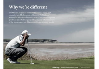 THE OPEN Championship Rebrand case study teamup