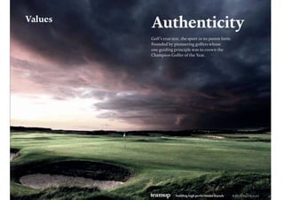 THE OPEN Championship Rebrand case study teamup