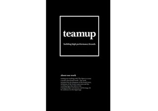 THE OPEN Championship Rebrand case study teamup