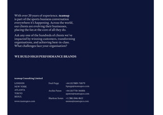 THE OPEN Championship Rebrand case study teamup