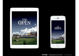THE OPEN Championship Rebrand case study teamup