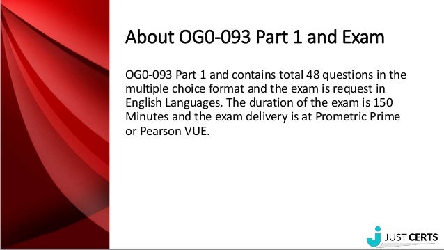 Practice OG0-093 Exams Free